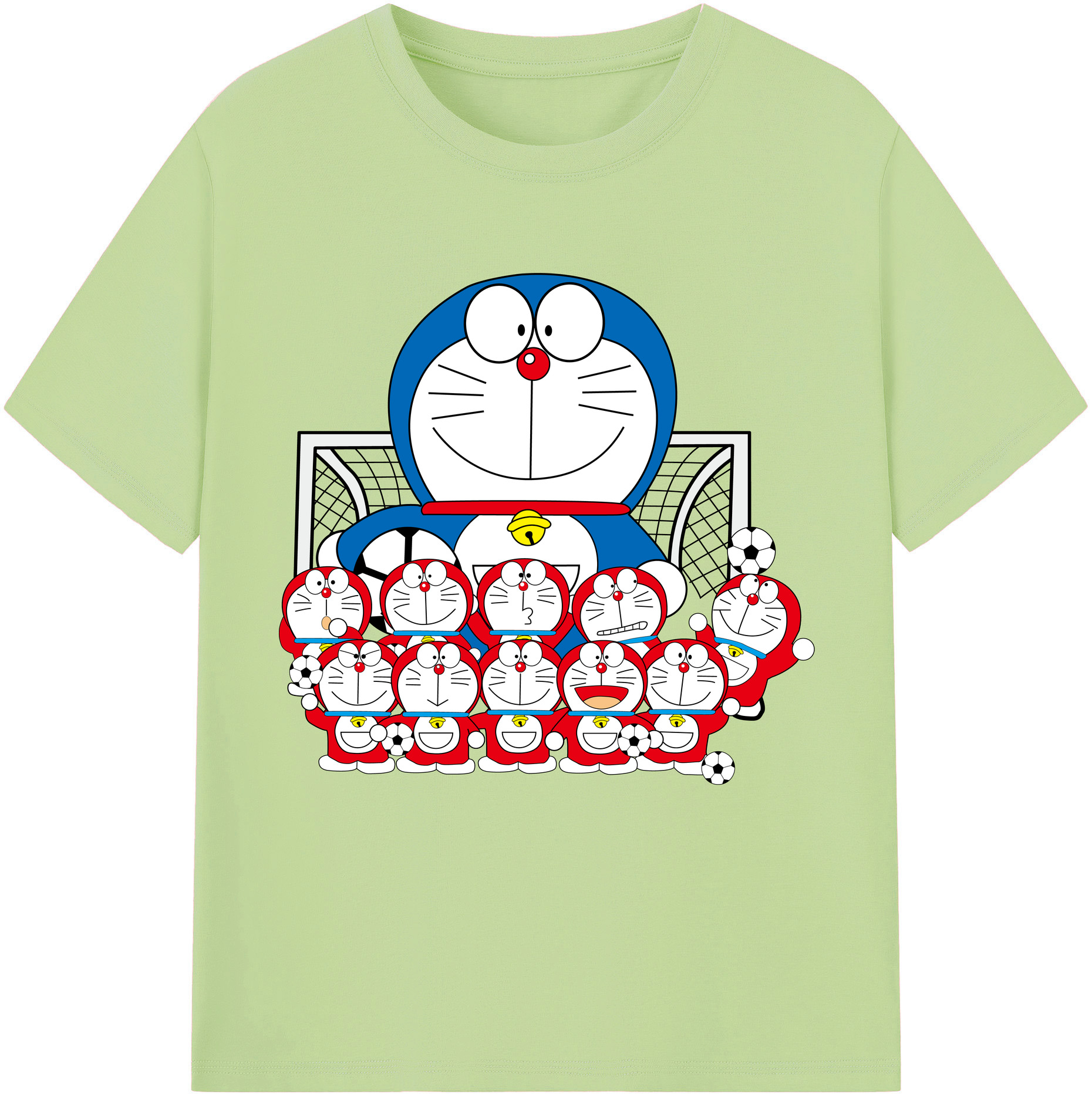 （画像用） ドラえもん Doraemon 綿100％半袖Tシャツ（フロントプリント）